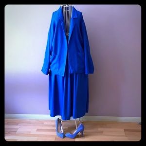 💙VTG Silk suit